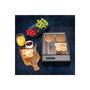 Voir la diapositive 4 : GASTRONOMA Grille-pain plat 920W Inox 24x19 cm, Toaster 6 niveaux de brunissage, Minuteur, Tiroir à miettes amovible Gastronoma