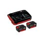 Voir la diapositive 1 : Einhell Starter Kit Power EINHELL 18V Power X Change - 2 batteries 4.0Ah - Twincharger