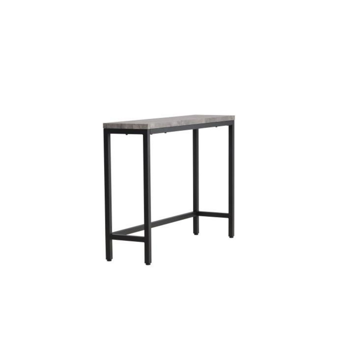 Paris Prix Console Design  Rise  110cm Gris & Noir