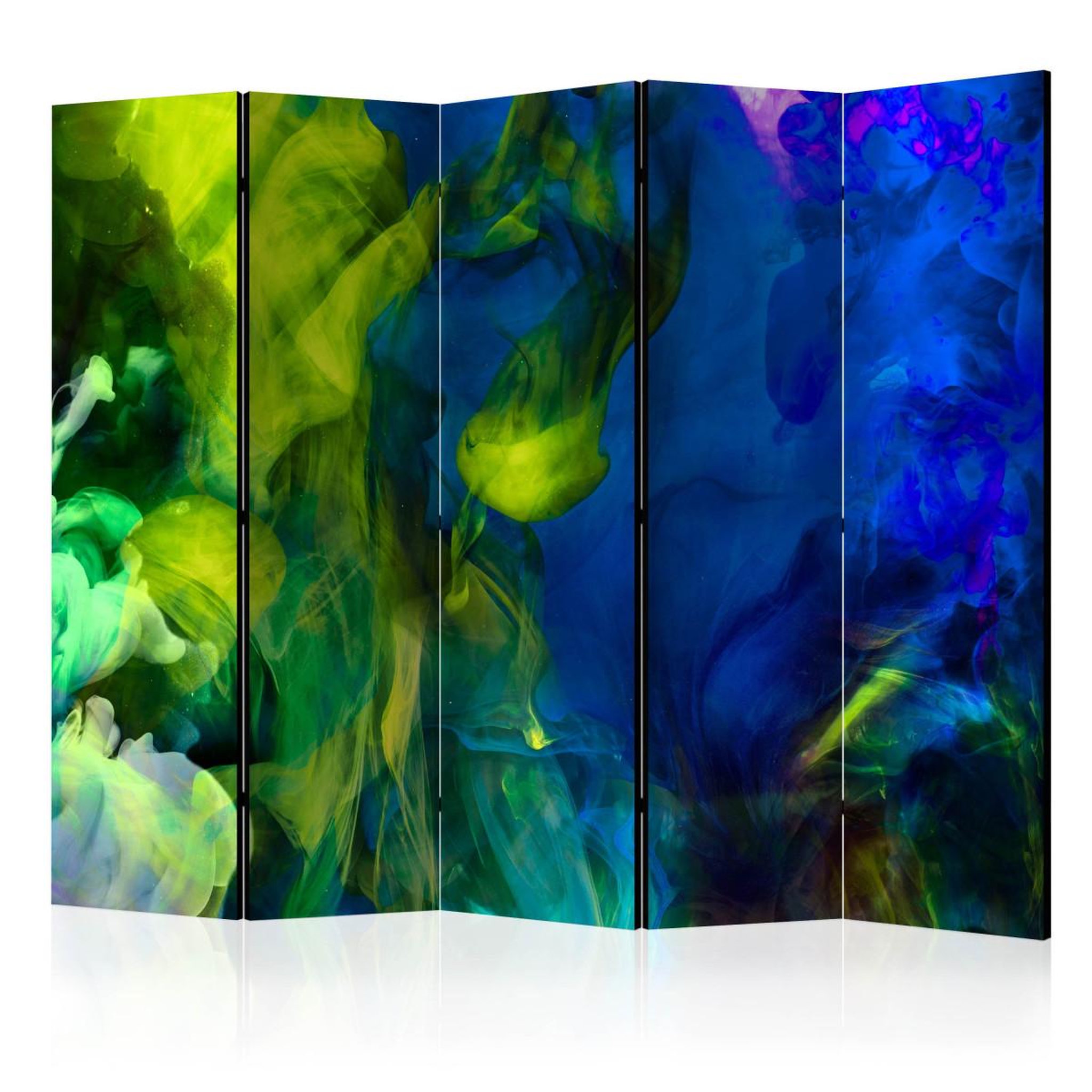 Paris Prix Paravent 5 volets  colored flames ii  172x225cm