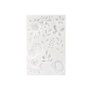 Graine créative Moule en silicone pour pâte polymère - Floral - 20 x 13 cm
