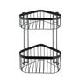 Voir la diapositive 3 : Wenko Etagère d'angle murale de douche indus Classic - L. 23 x H. 33 cm - Noir