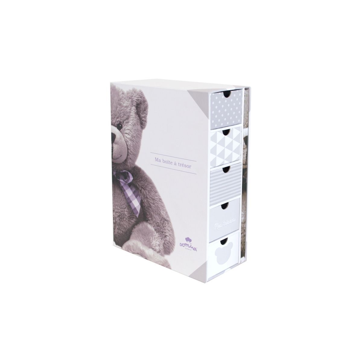 Domiva Coffret "boîte à trésors" + journal de naissance My little Bear
