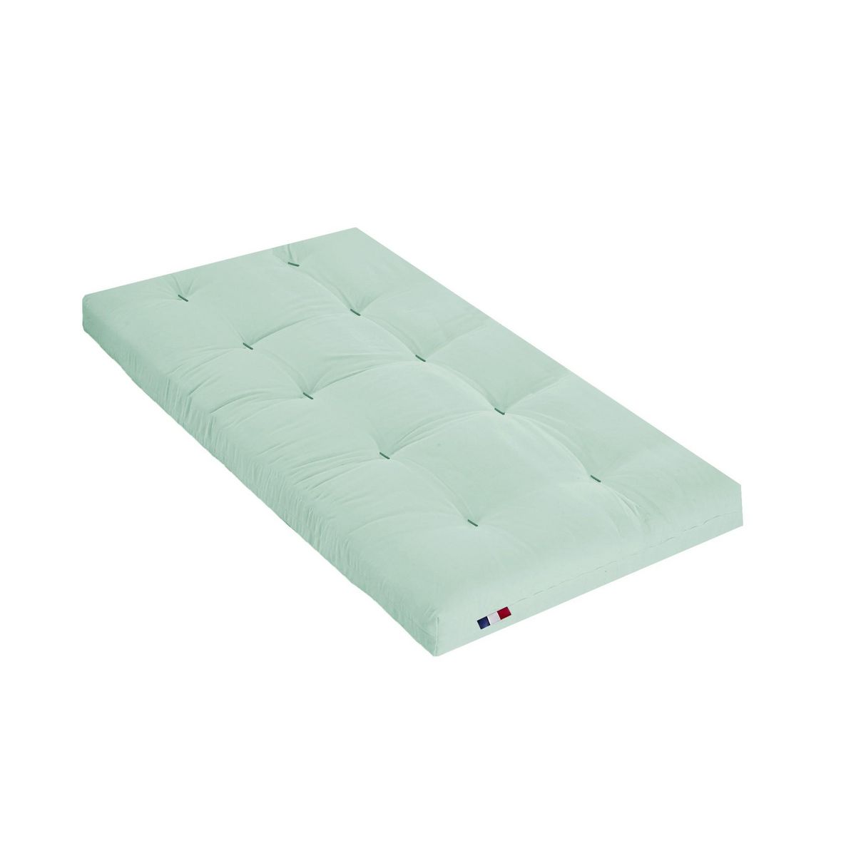 IDLITERIE Matelas futon coton et fibres recyclés, fabriqué en France