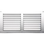 CENTRALE BRICO Grille d'aération aluminium anodisé, L.15 x l.30 cm