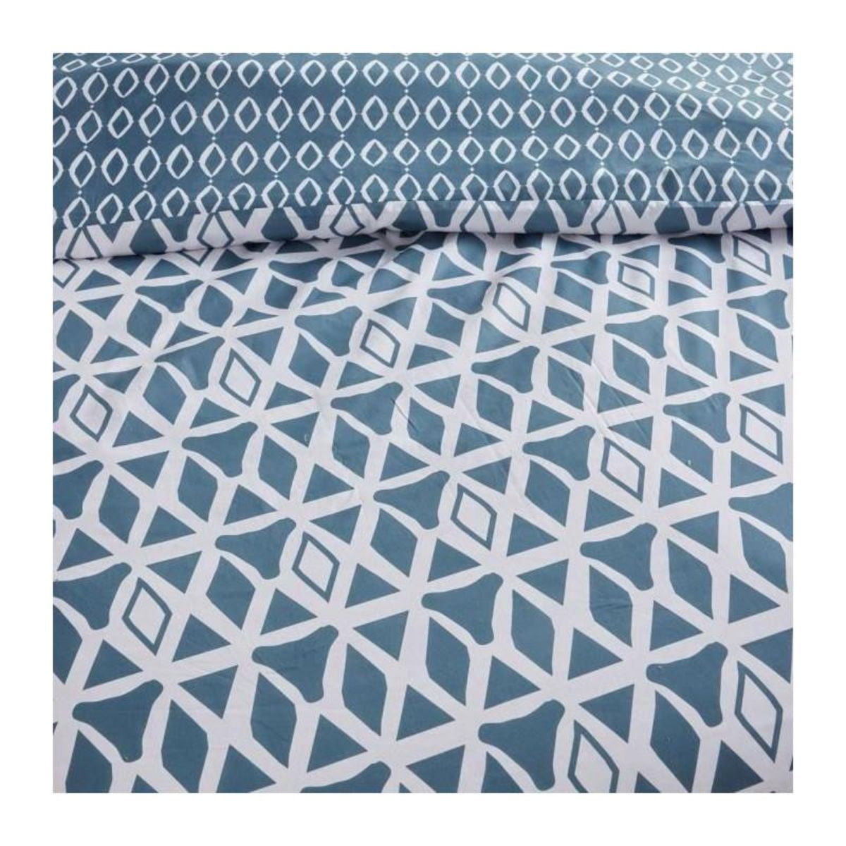 Today Parure de lit - TODAY Crazy - Imprimé Graphique - 2 personnes - 220 x 240 cm - Bleu