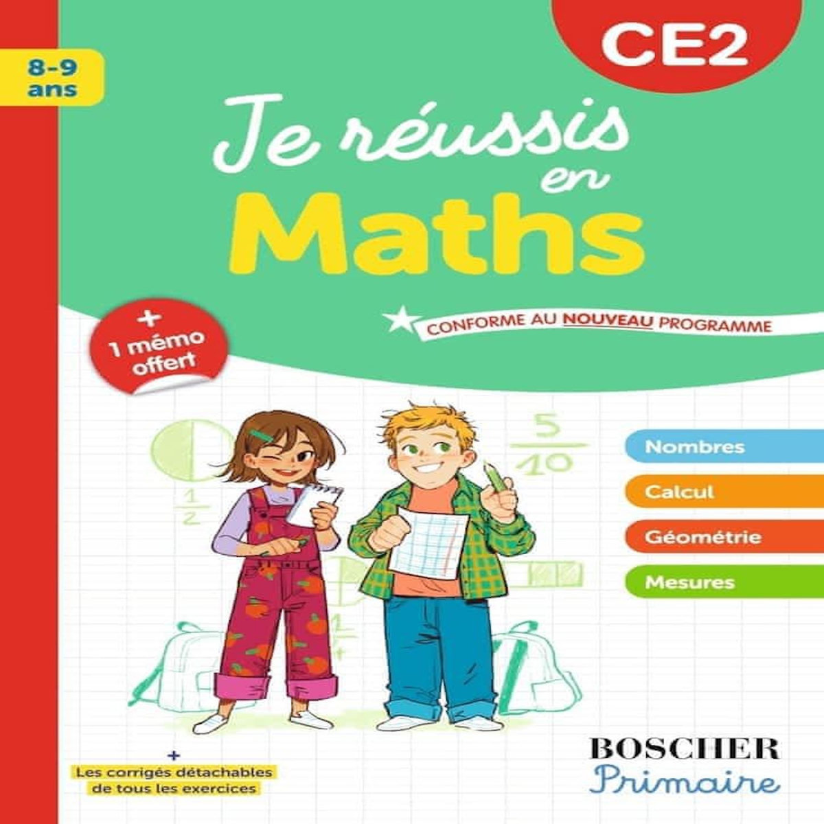 JE REUSSIS EN MATHS CE2. + 1 MEMO OFFERT, EDITION 2025, Cohen Danielle