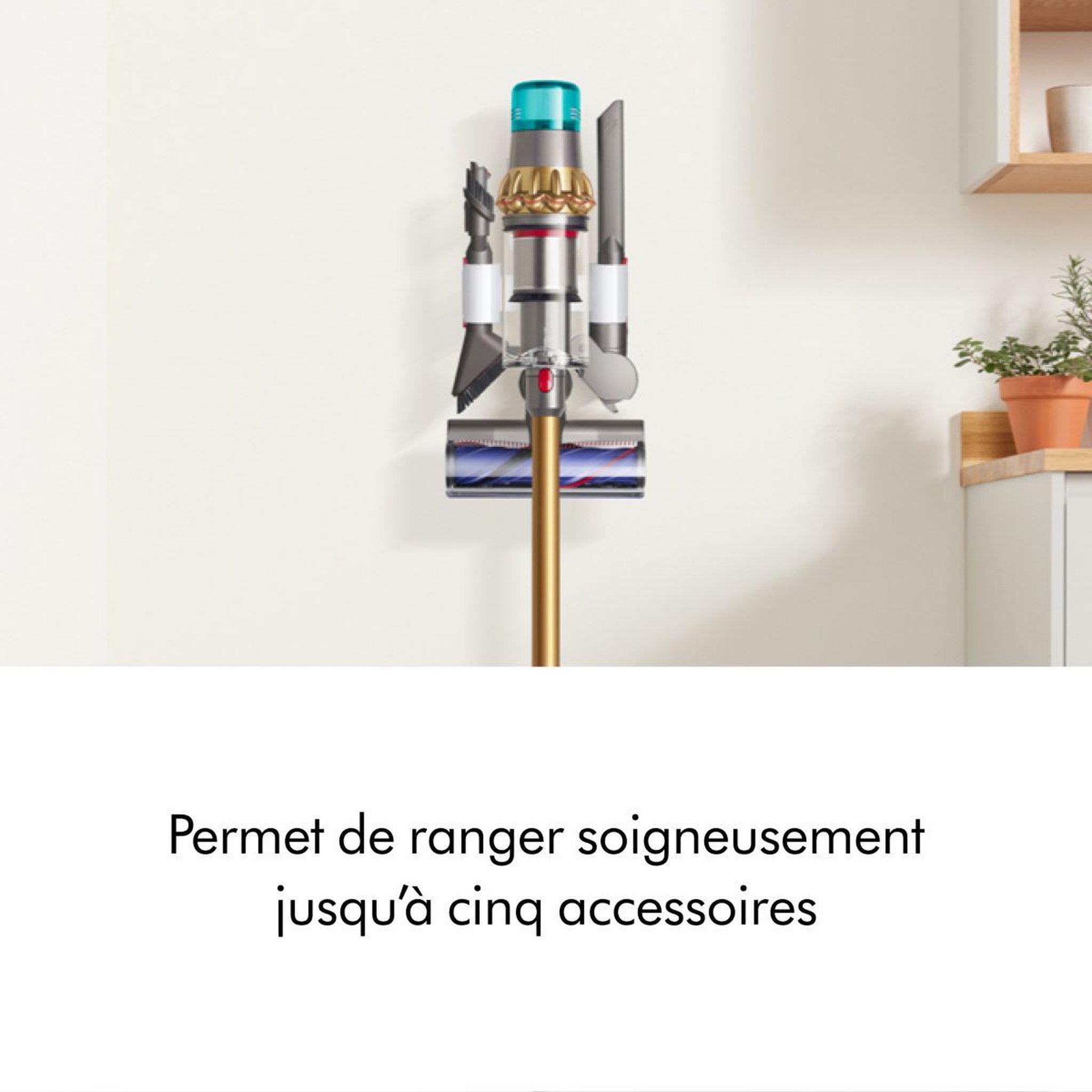 Voir la diapositive 2 : Dyson Support de rangement Accueil murale chargement aspirateur V15 Detect
