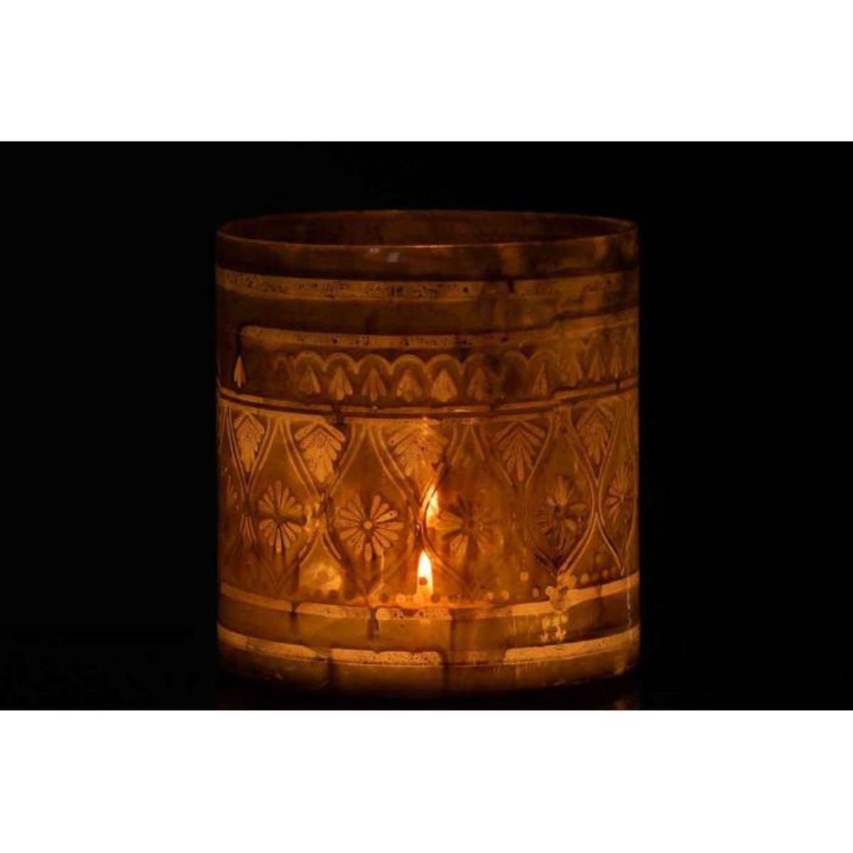 Paris Prix Photophore Design  Oriental  16cm Bleu Azur