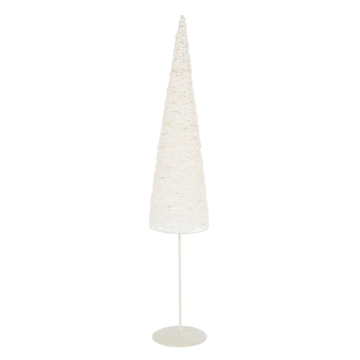 Paris Prix Sapin de Noël sur Socle  Glitter  85cm Blanc