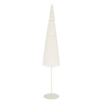 Paris Prix Sapin de Noël sur Socle  Glitter  85cm Blanc