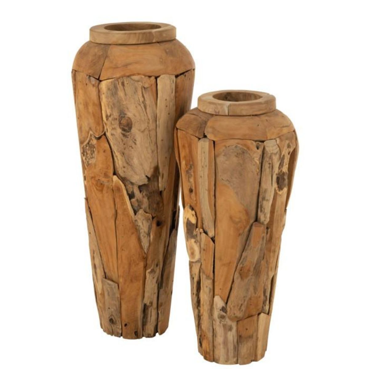 Paris Prix Vase Déco en Teck  Scot  92cm Naturel