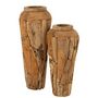 Voir la diapositive 2 : Paris Prix Vase Déco en Teck  Scot  92cm Naturel