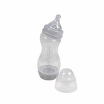 Paris Prix Biberon Ergonomique Col Large  Amour  250ml Gris