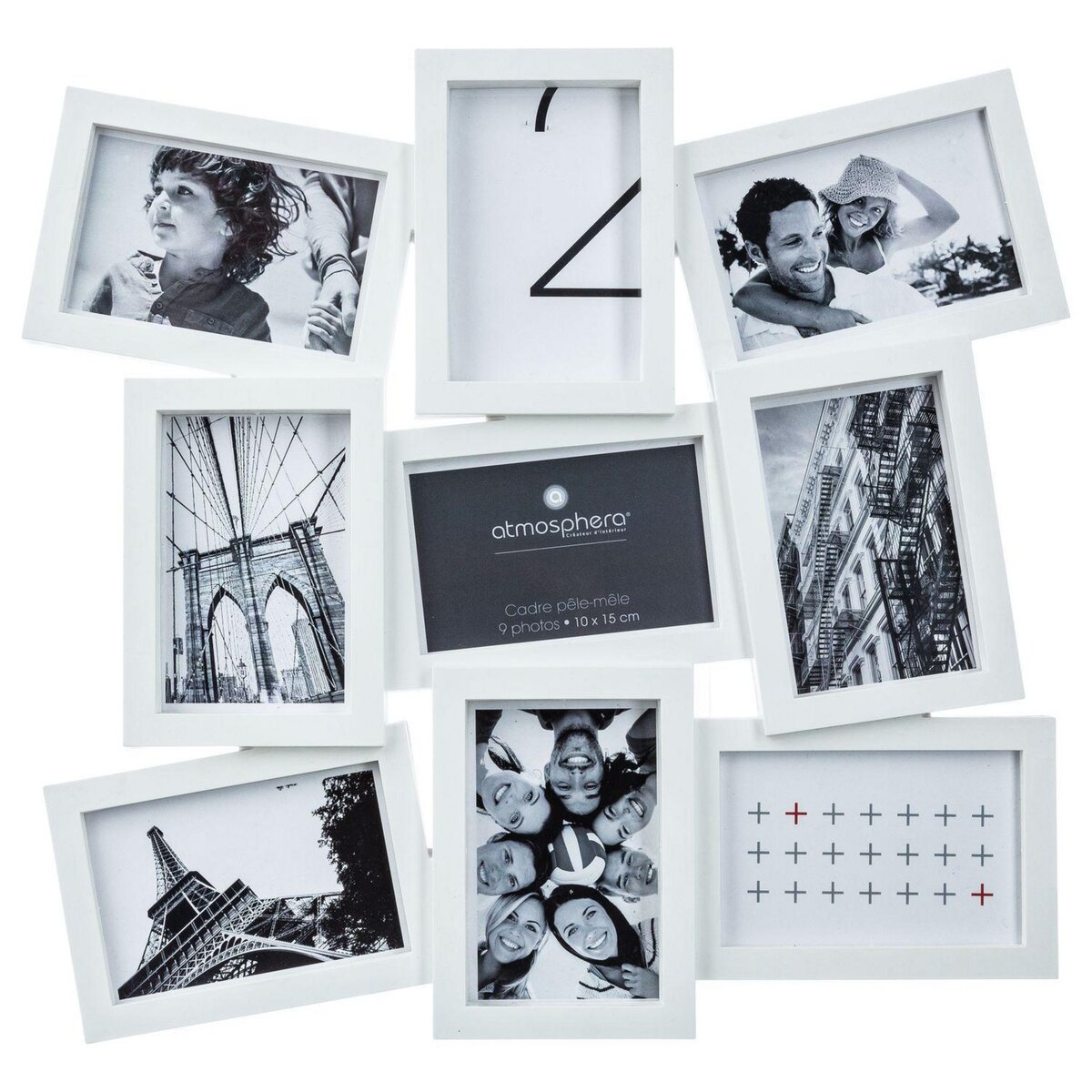 ATMOSPHERA Pêle-mêle 9 Photos Evy - 48 x 46 cm
