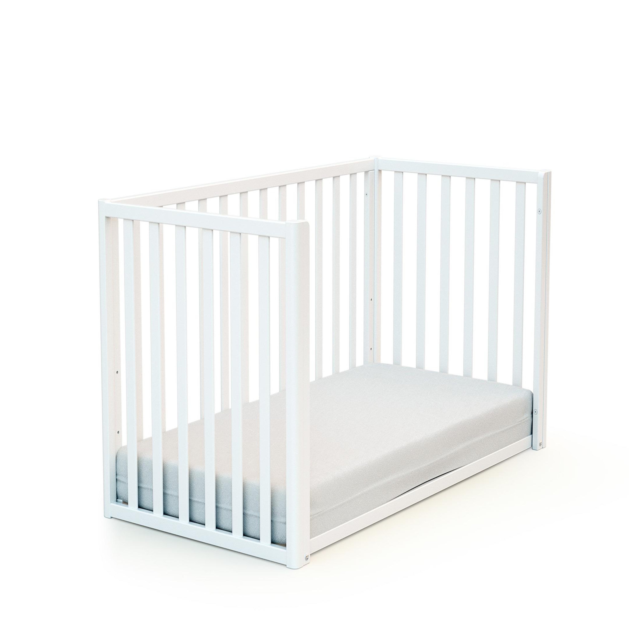 Voir la diapositive 3 : AT4 Lit bébé évolutif CONFORT en bois