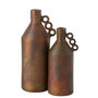 Voir la diapositive 2 : Paris Prix Vase Déco avec Anses  Odin  35cm Bronze