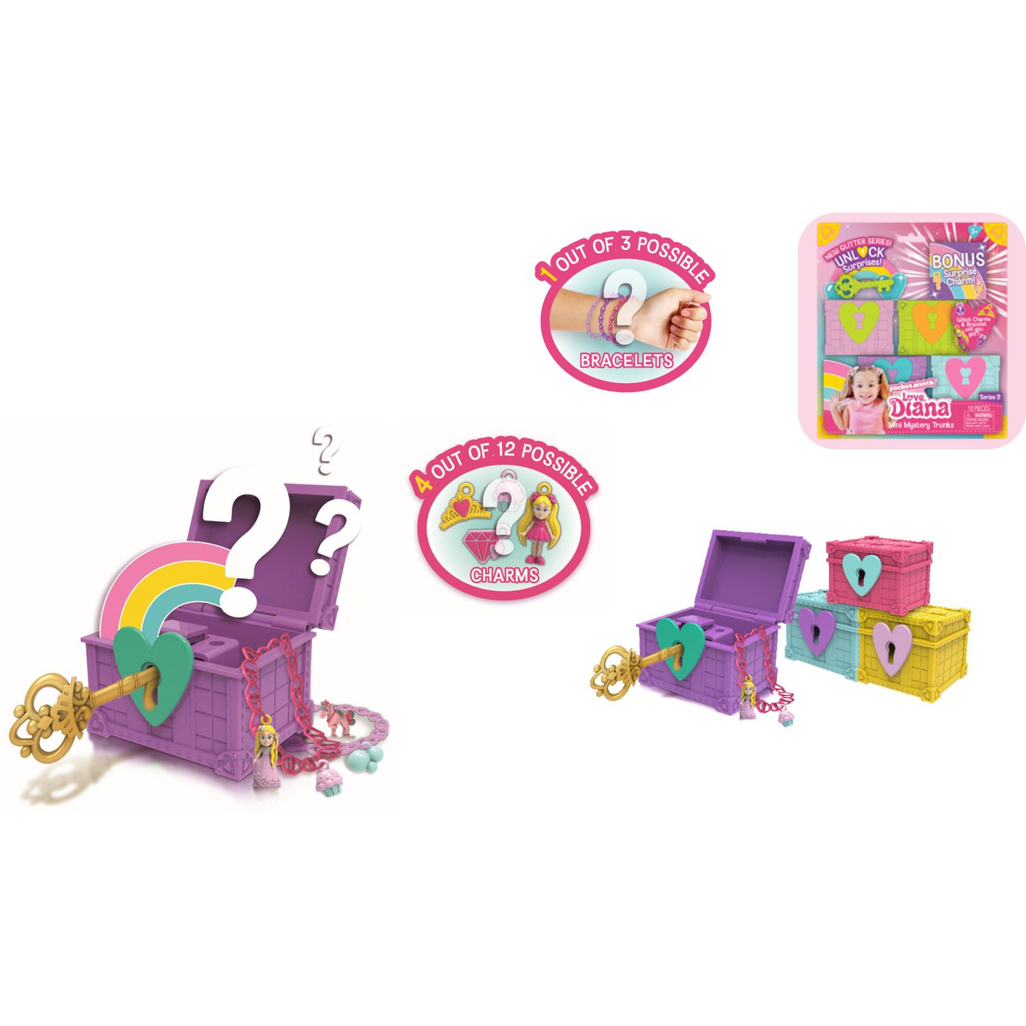 Voir la diapositive 4 : GP TOYS LD - Blister 4 Coffres Surprise
