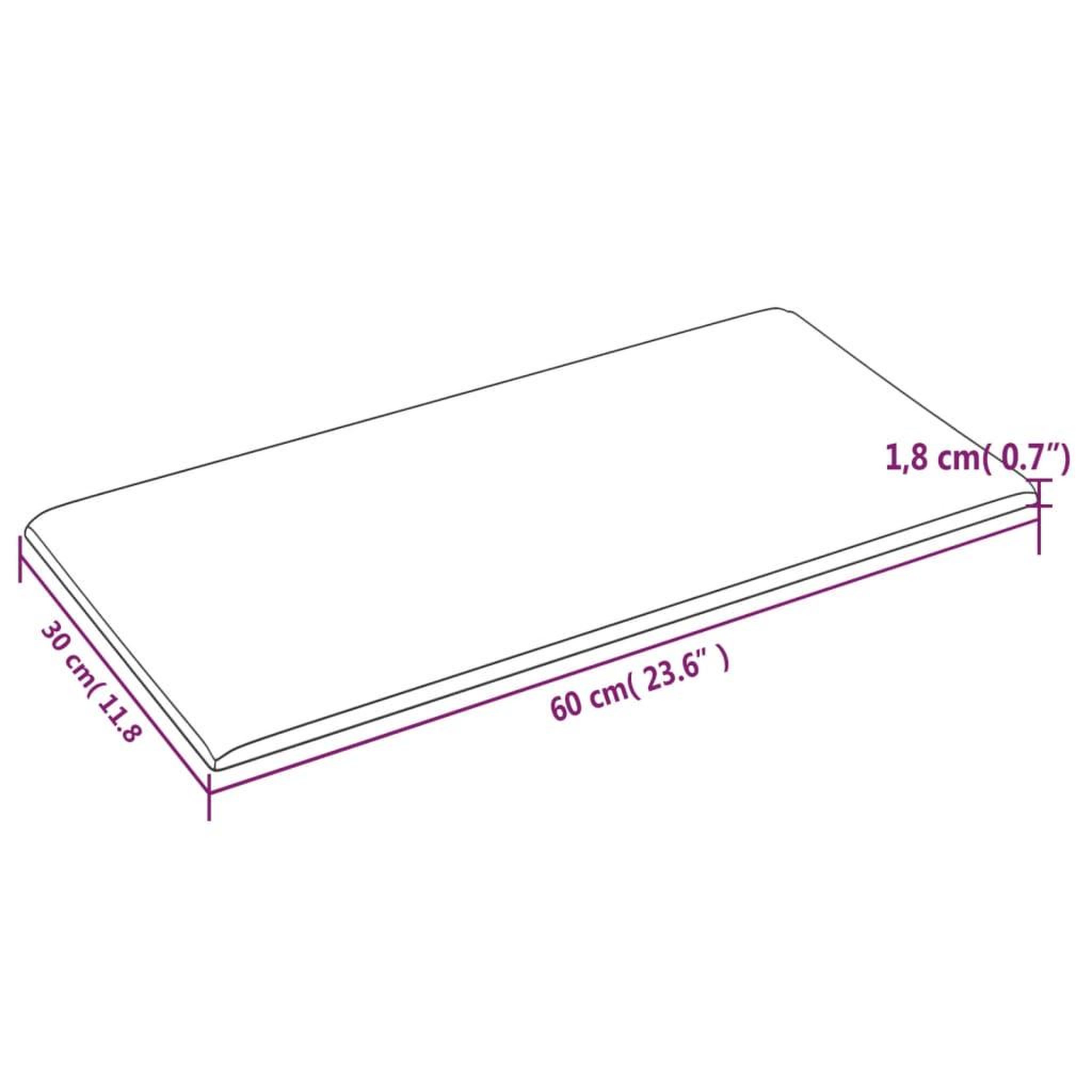 Voir la diapositive 6 : VIDAXL Panneaux muraux 12 pcs Jaune clair 60x30 cm Tissu 2,16 m^2