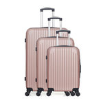 HERO HERO - Set de 3 Valises CARPATES 75 cm 4 Roues. Coloris disponibles : Gris, Bleu