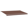 Voir la diapositive 2 : VIDAXL Auvent manuel retractable avec LED marron 600x300 cm