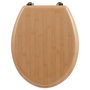 Voir la diapositive 3 : ATMOSPHERA Abattant WC imitation bambou