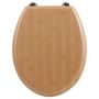 Voir la diapositive 3 : ATMOSPHERA Abattant WC imitation bambou