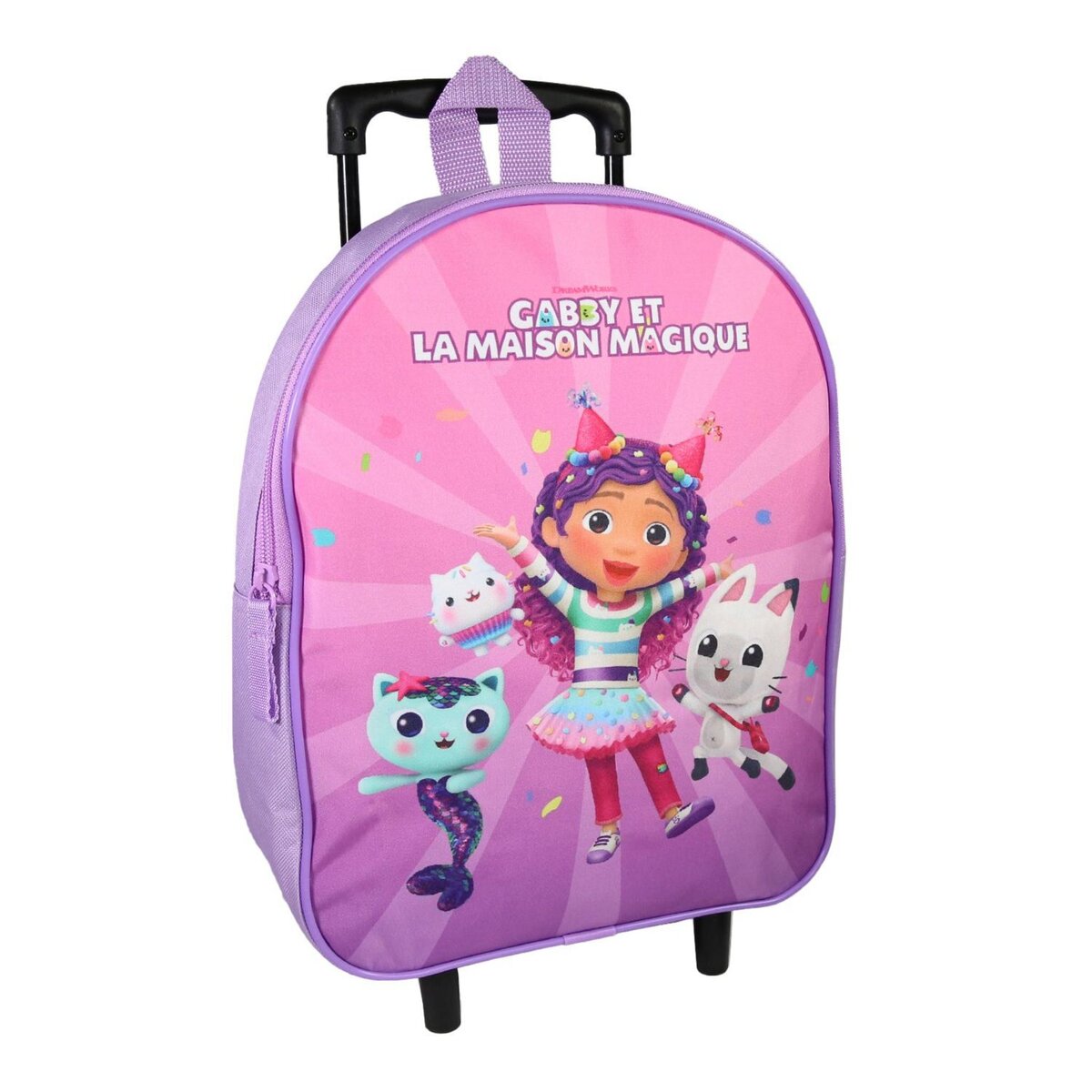 Bagtrotter Sac à dos à roulettes Gabby et La Maison Magique violet - Bagtrotter