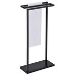 IDIMEX Porte-serviettes LUDO, en métal. Coloris disponibles : Noir