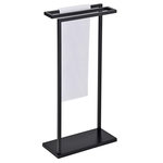 IDIMEX Porte-serviettes LUDO, en métal. Coloris disponibles : Noir