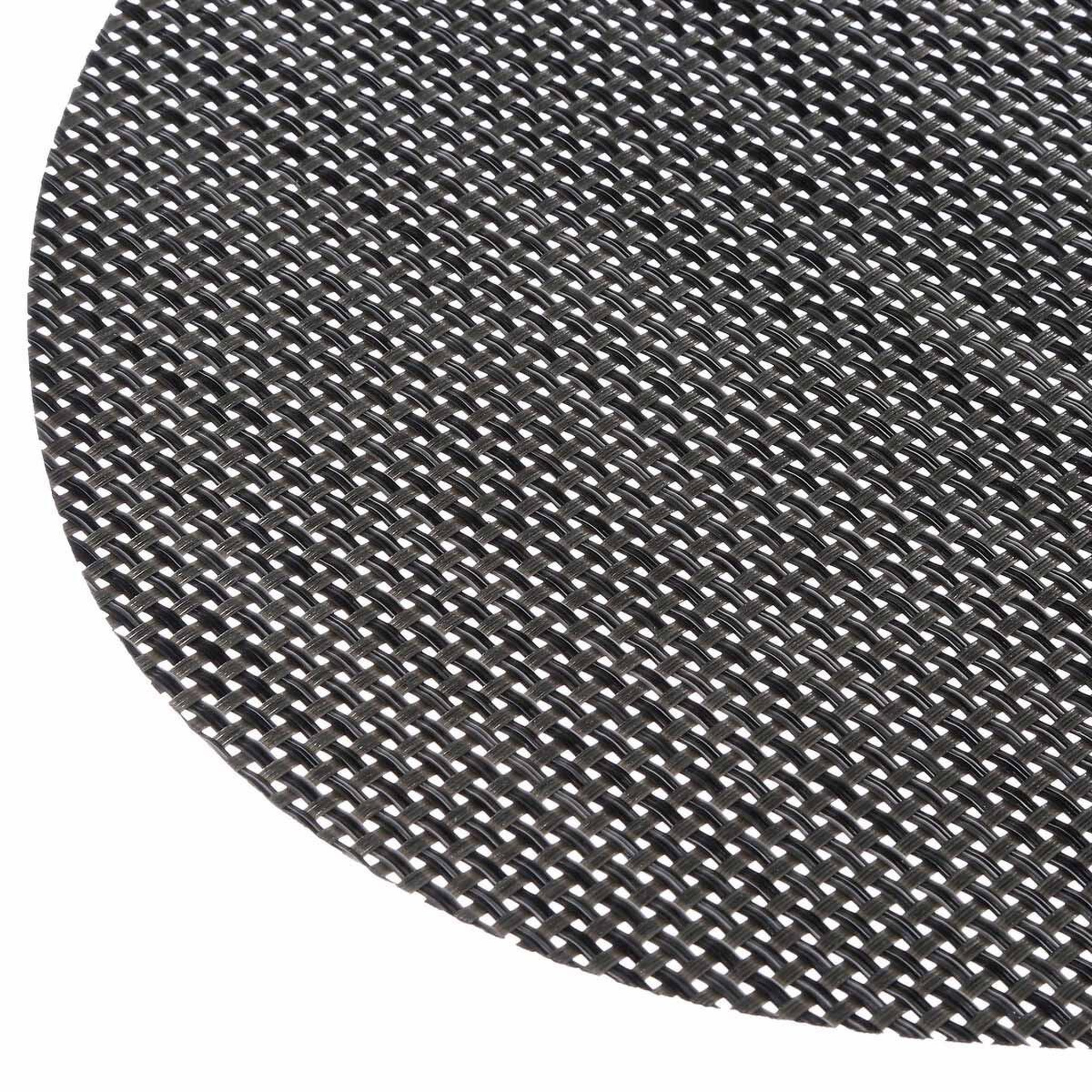 Voir la diapositive 2 : SECRET DE GOURMET Set de table ovale  maoli  35x48cm noir