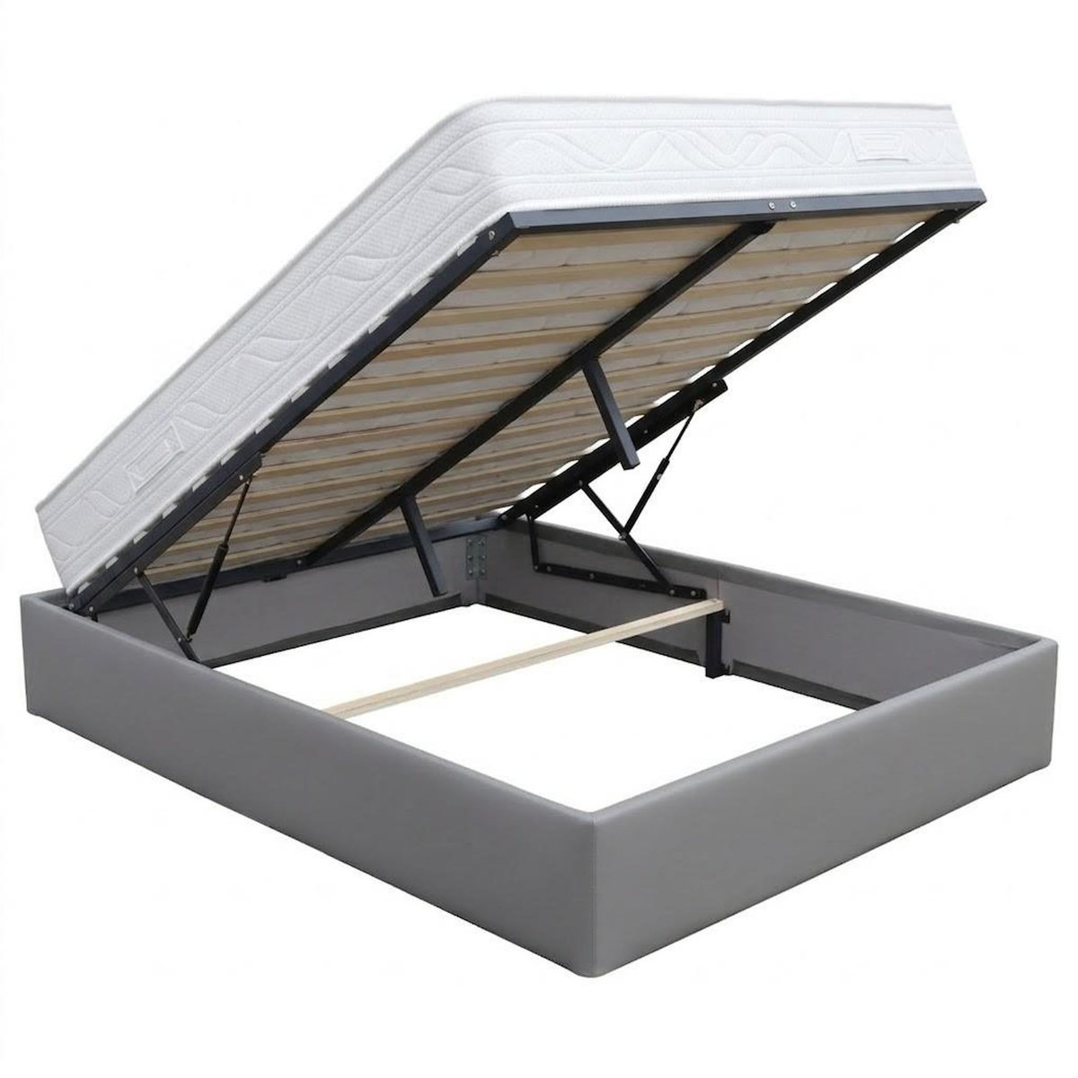 KING OF DREAMS Ensemble Lit Coffre et Matelas  Soutien Ferme Mousse