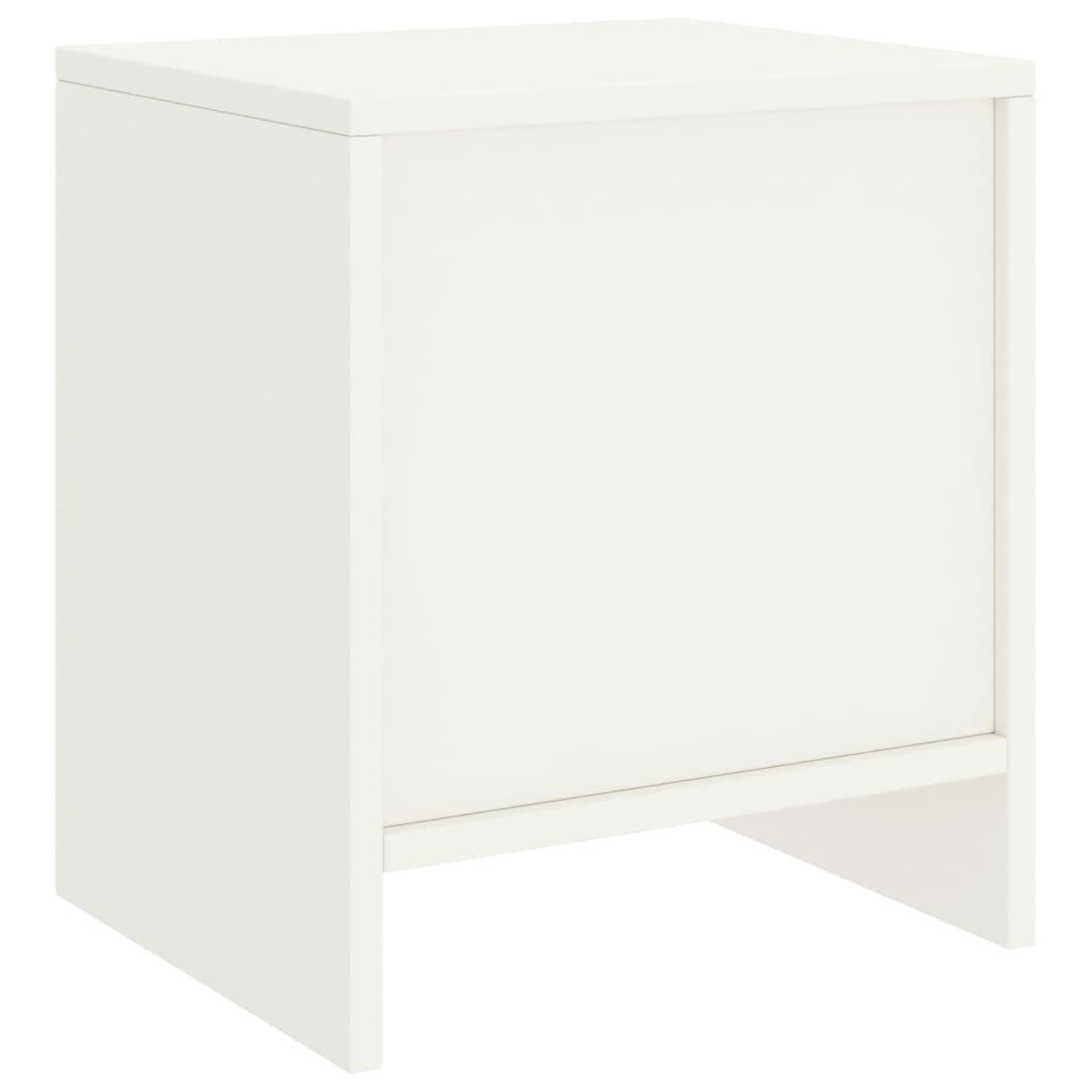 Voir la diapositive 5 : VIDAXL Tables de chevet 2 pcs Blanc 35x30x40 cm Bois de pin massif