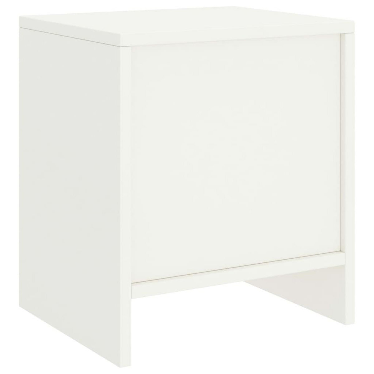 VIDAXL Tables de chevet 2 pcs Blanc 35x30x40 cm Bois de pin massif