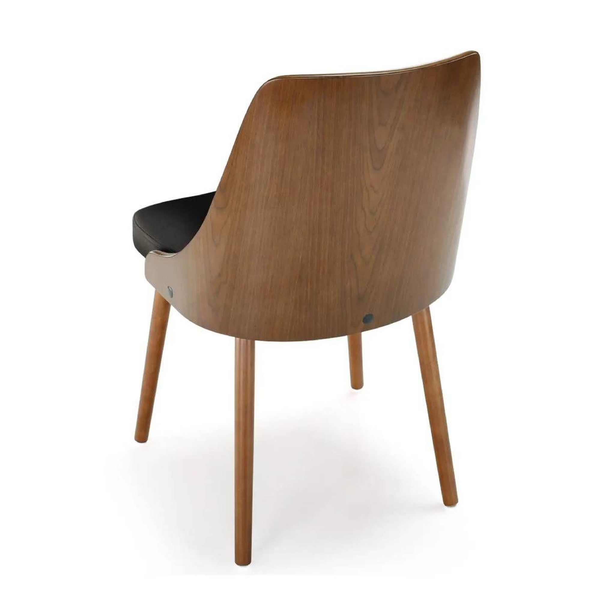 Voir la diapositive 5 : Paris Prix Lot de 8 chaises scandinave  cargo  79cm noisette & noir