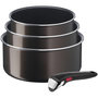 Voir la diapositive 1 : TEFAL Batterie de cuisine Ingenio Easy Plus lot 3 casseroles