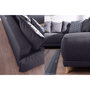 Voir la diapositive 5 : BEST MOBILIER Lena - canapé d'angle droit convertible - 5 places - gris foncé - style scandinave - gris foncé