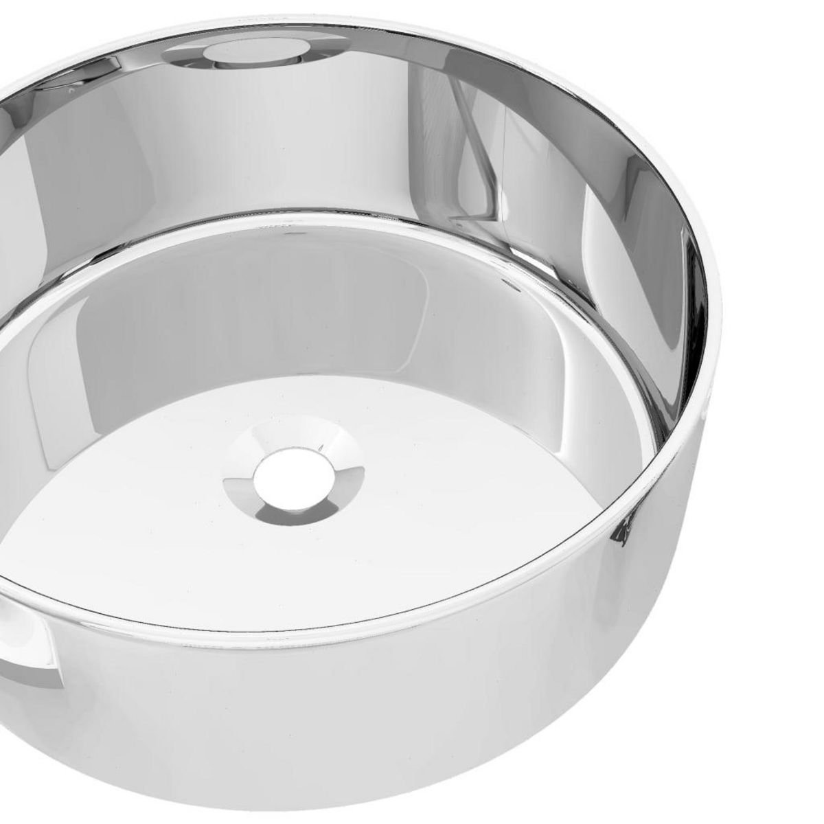 VIDAXL Lavabo 40 x 15 cm Ceramique Argente