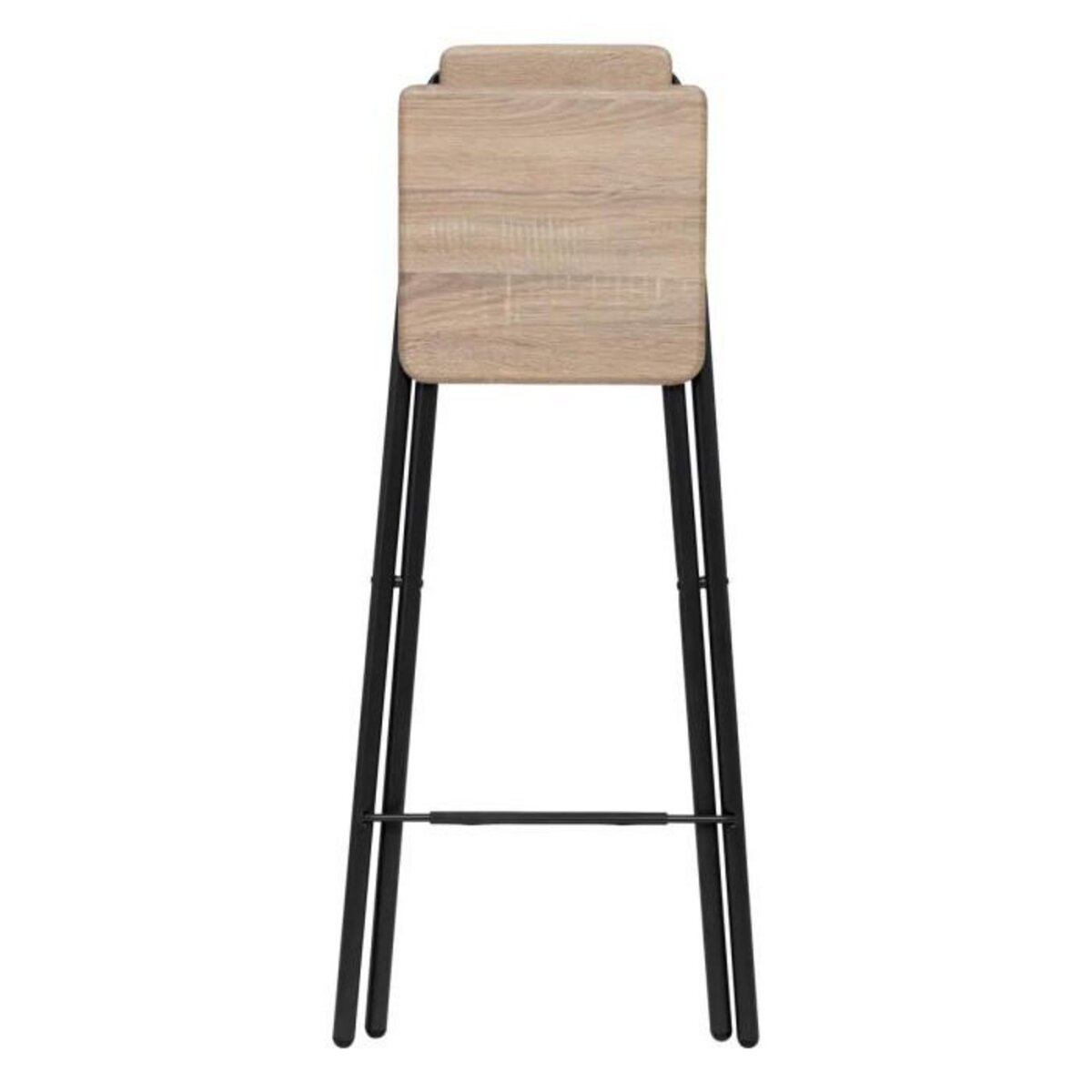 ATMOSPHERA Lot de 4 Tabourets de Bar  Louna  Naturel Trend