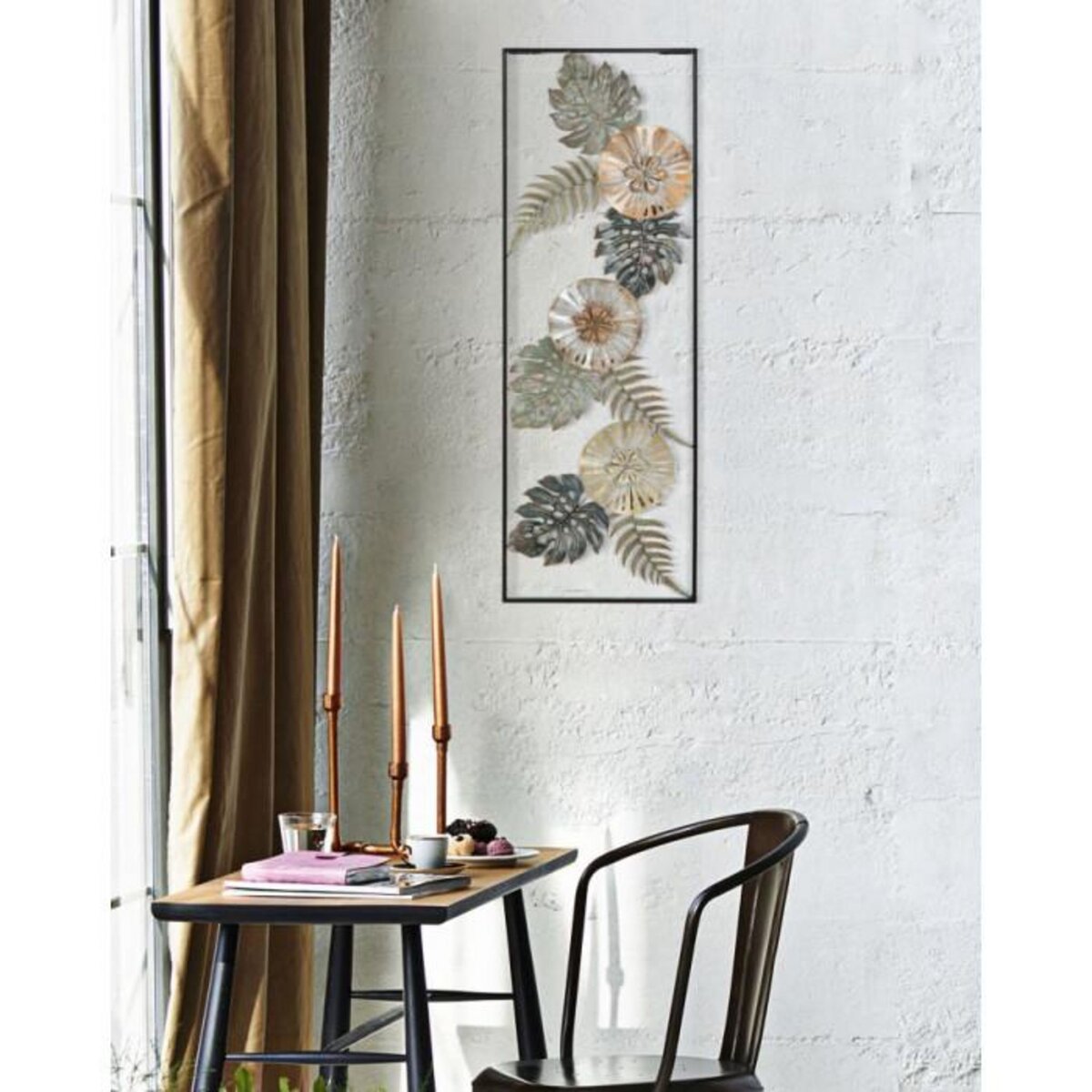 Paris Prix Déco Murale Encadrée en Métal  Too  88cm Multicolore