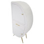 Voir la diapositive 5 : Paris Prix Armoire 2 Portes Design  Venus  133cm Blanc & Or