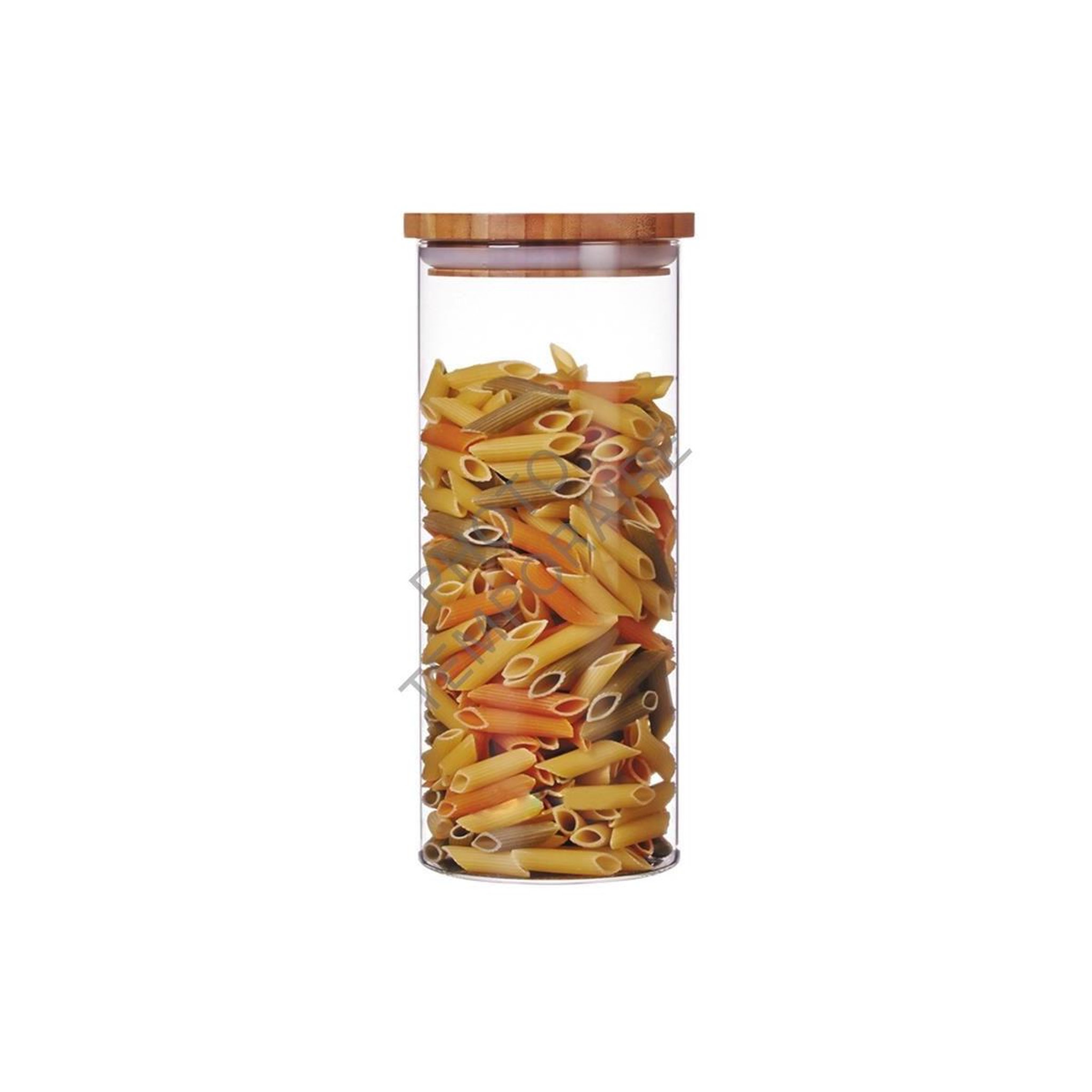 Voir la diapositive 3 : COOK CONCEPT Bocal en verre et bambou 1.6l