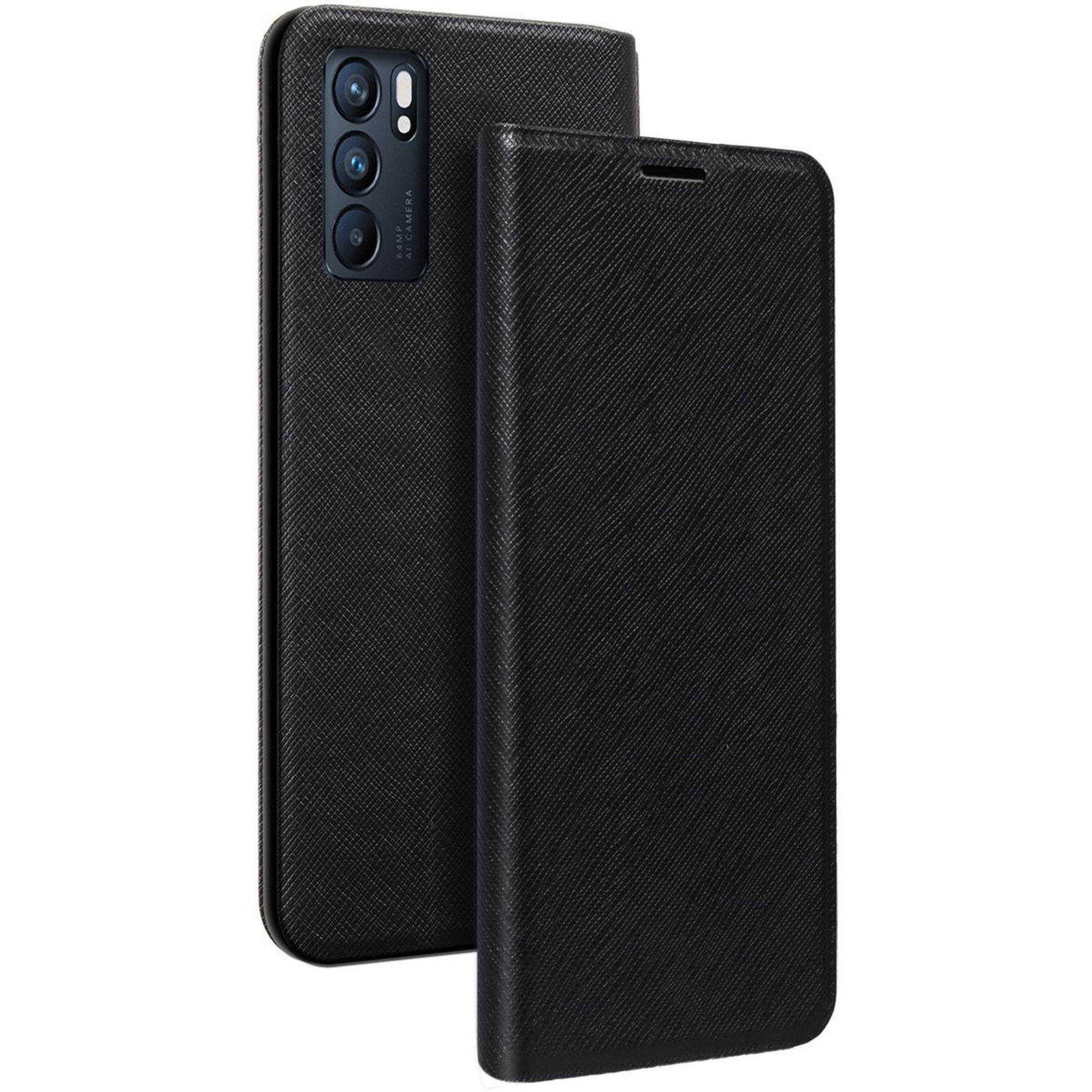Voir la diapositive 1 : Bigben Connected Etui Oppo Reno 6 Pro stand noir