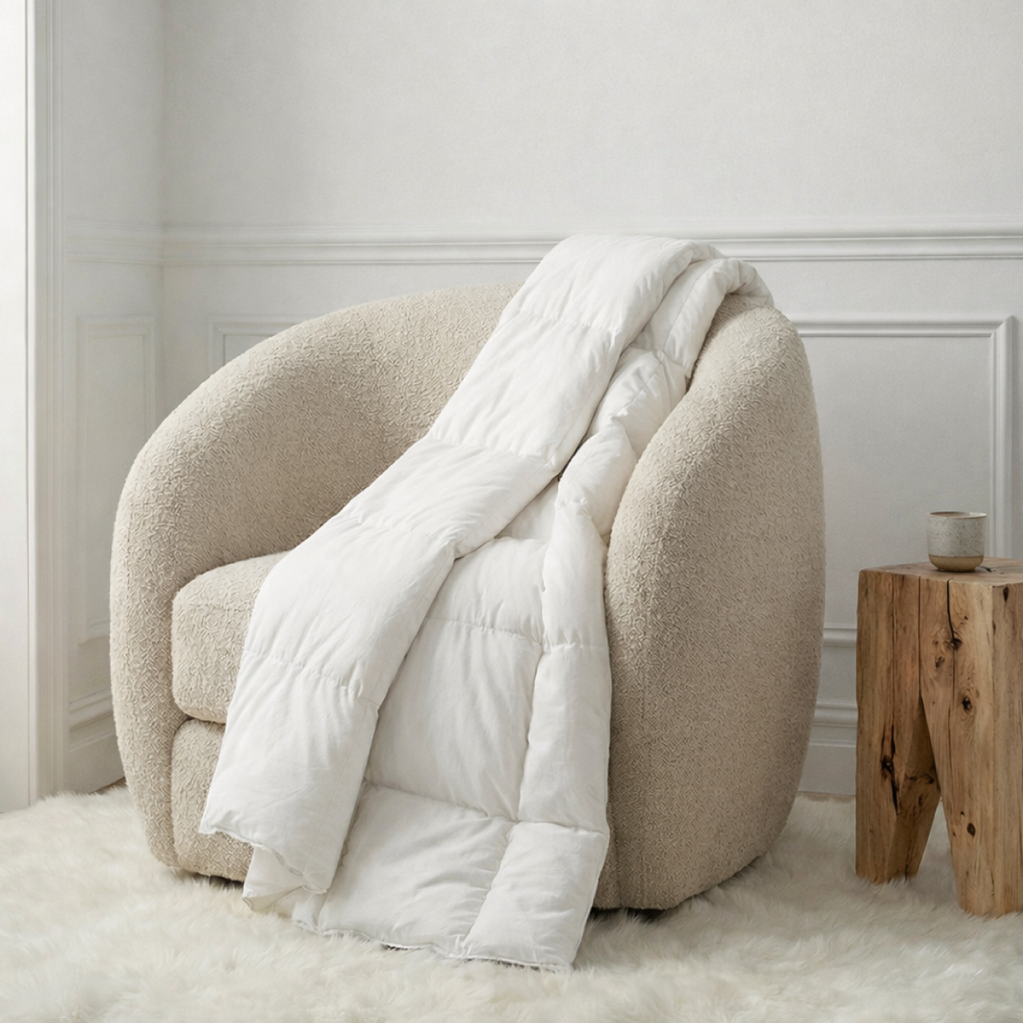 Voir la diapositive 4 : DODO Couette duvet Tradition TEMPEREE - 70% Duvet d'Oie