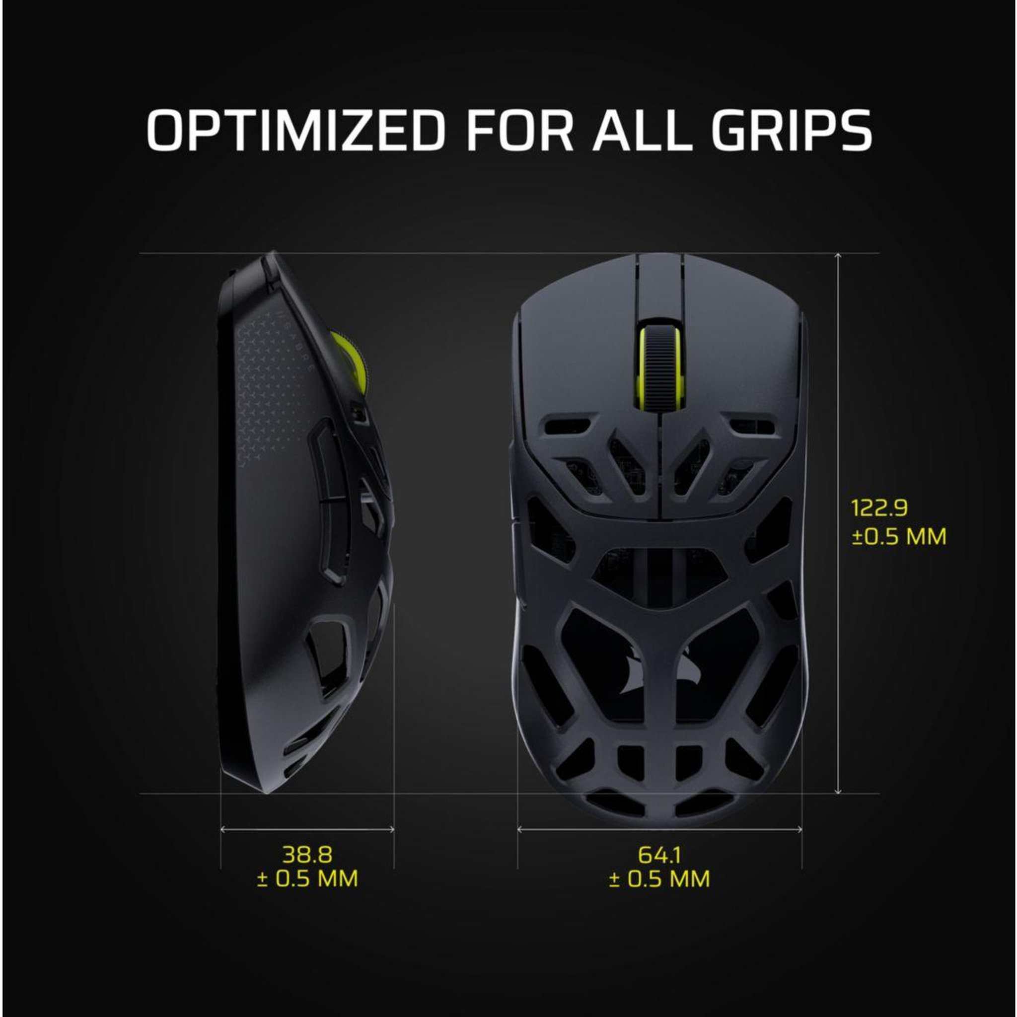 Voir la diapositive 2 : Corsair Souris Gamer Sans Fil SABRE v2 PRO Wireless MG