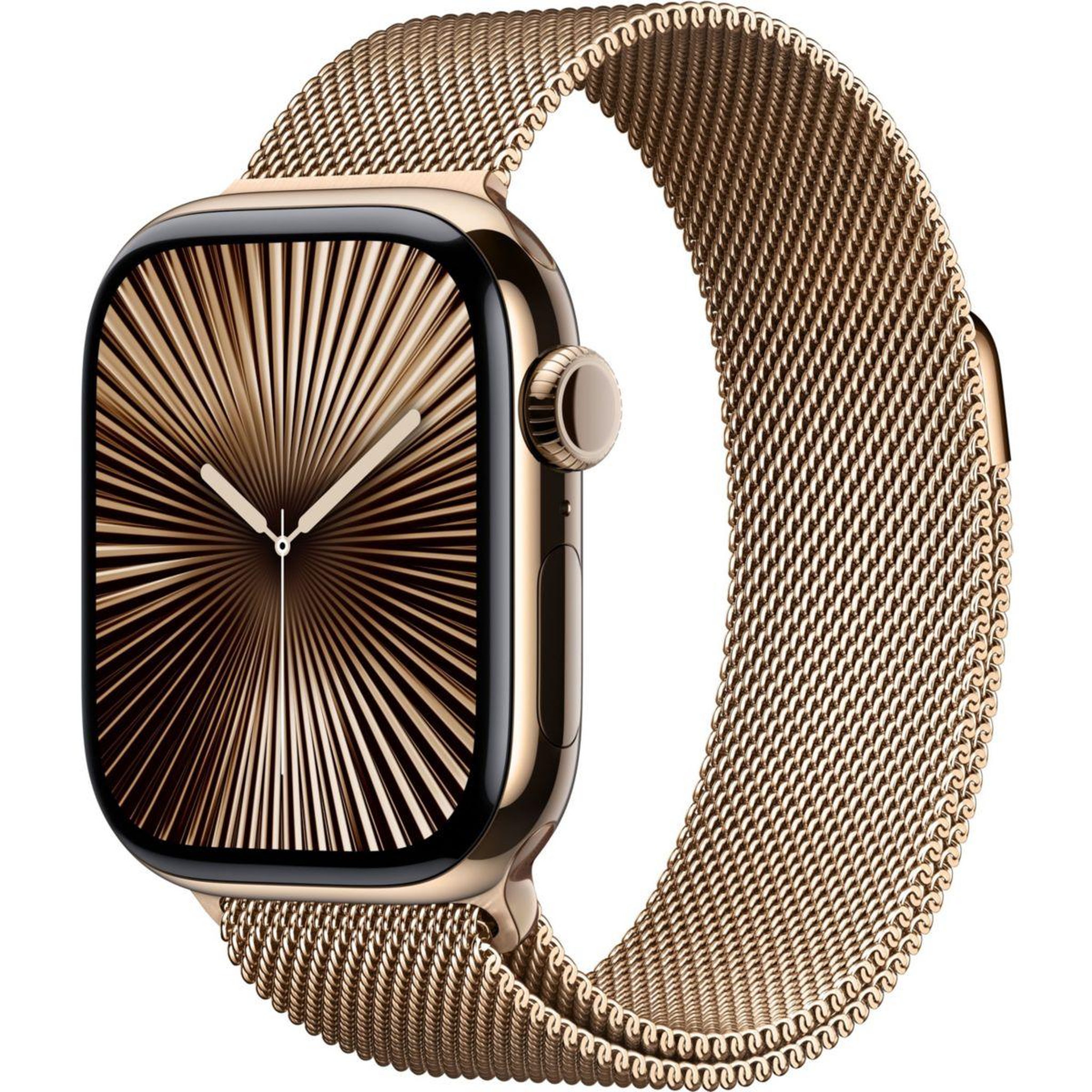 APPLE Montre connectée Serie 10 42mm Titane Or Loop Cellular