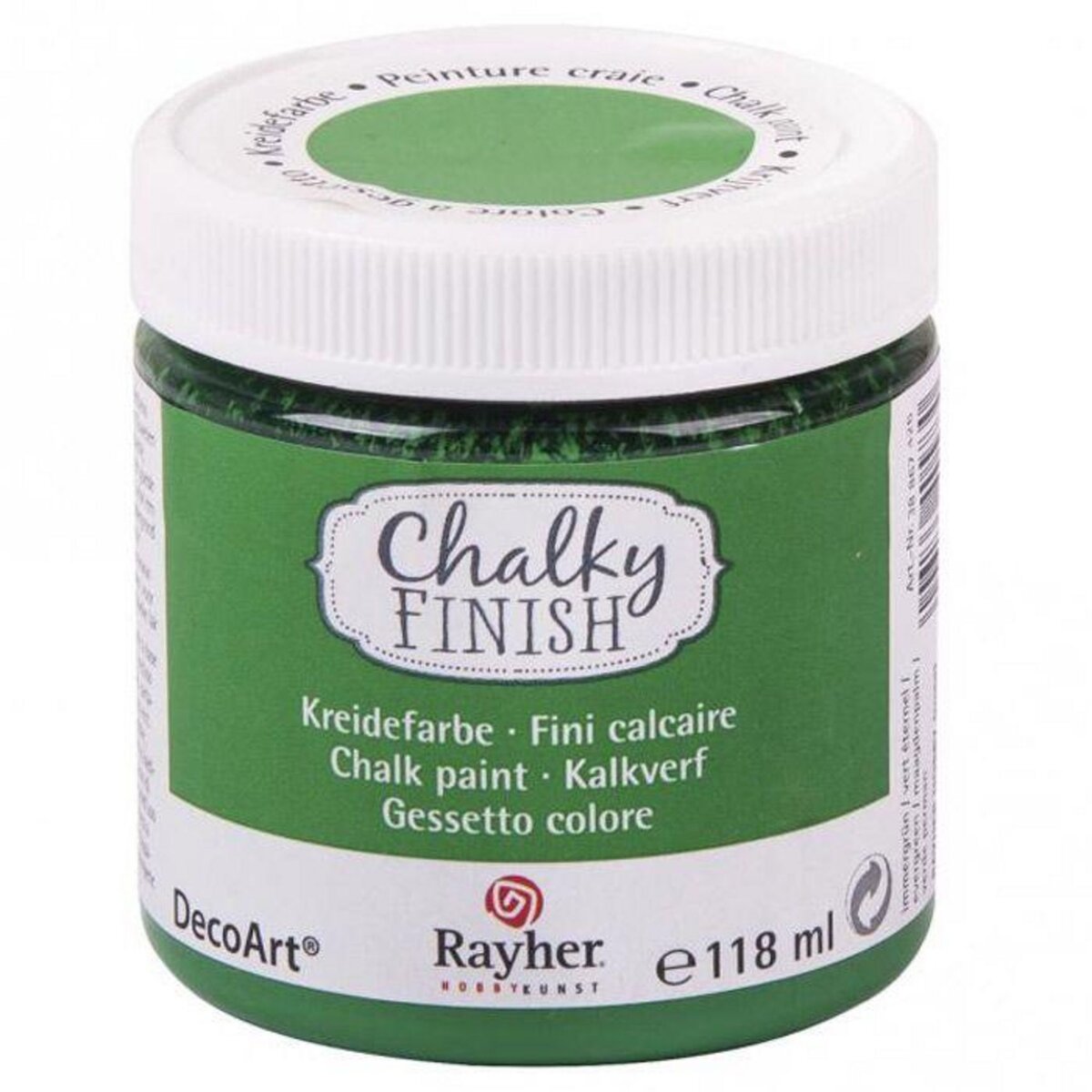 Rayher Peinture-craie Chalky Finish 118 ml - Vert éternel