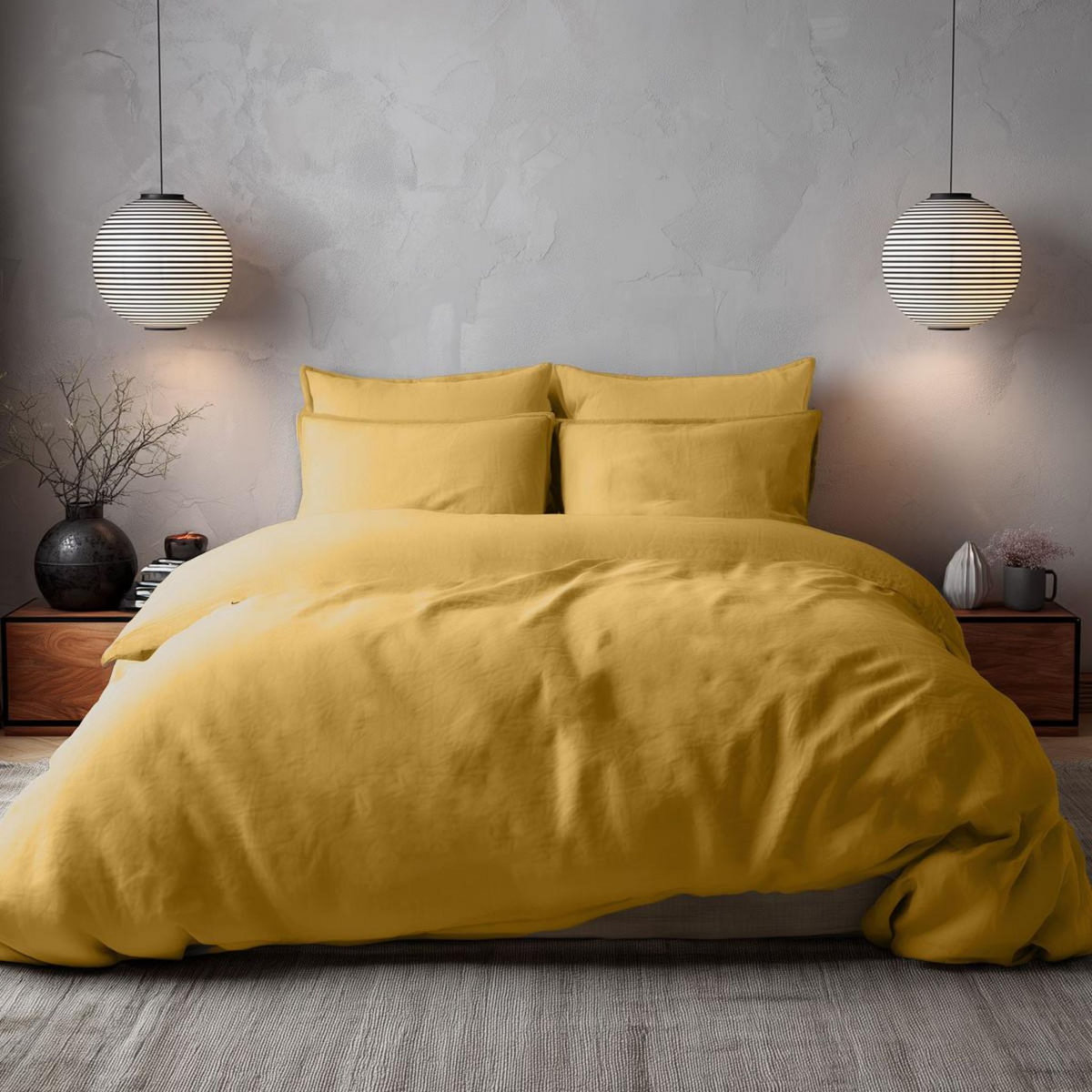 Sensei Maison Housse de couette en percale lavée HOME WASHED