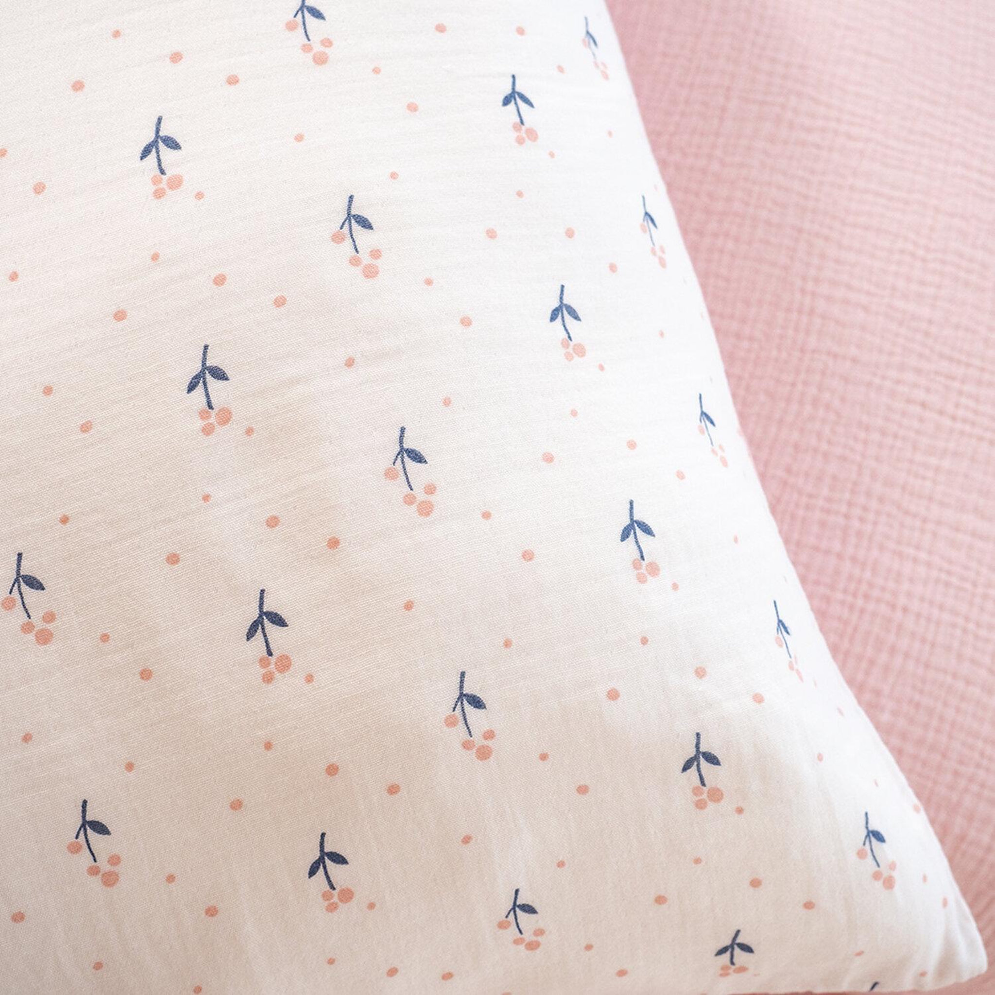 Voir la diapositive 6 : Home collection Parure housse de couette 2pcs 140x200cm 100%gaze de coton 57fils liberty