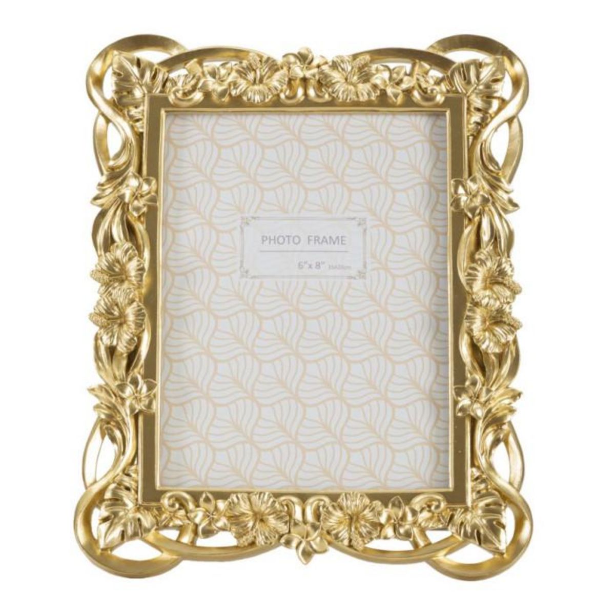 Paris Prix Cadre Photo Déco Fleurs  Flossy  15x20cm Or